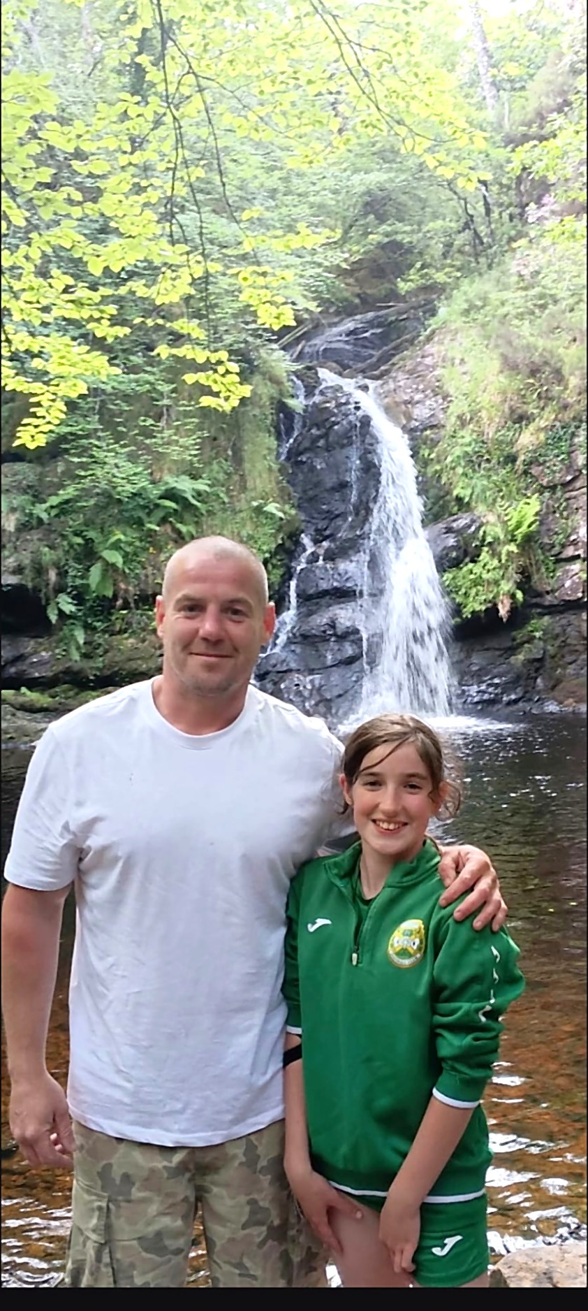 Denis and his daughter